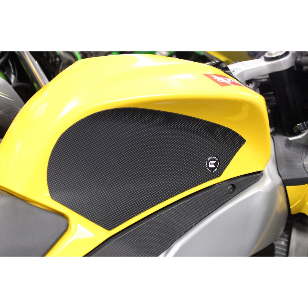 [EVO005BL] Eazi-Grip EVO Tank Grips for Aprilia RS4 125, clear or black (Black) - image 1