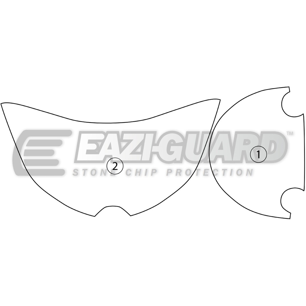 [GUARDKAW019] Eazi-Guard Paint Protection Film for Kawasaki Z900RS, gloss or matte (Gloss) - image 1