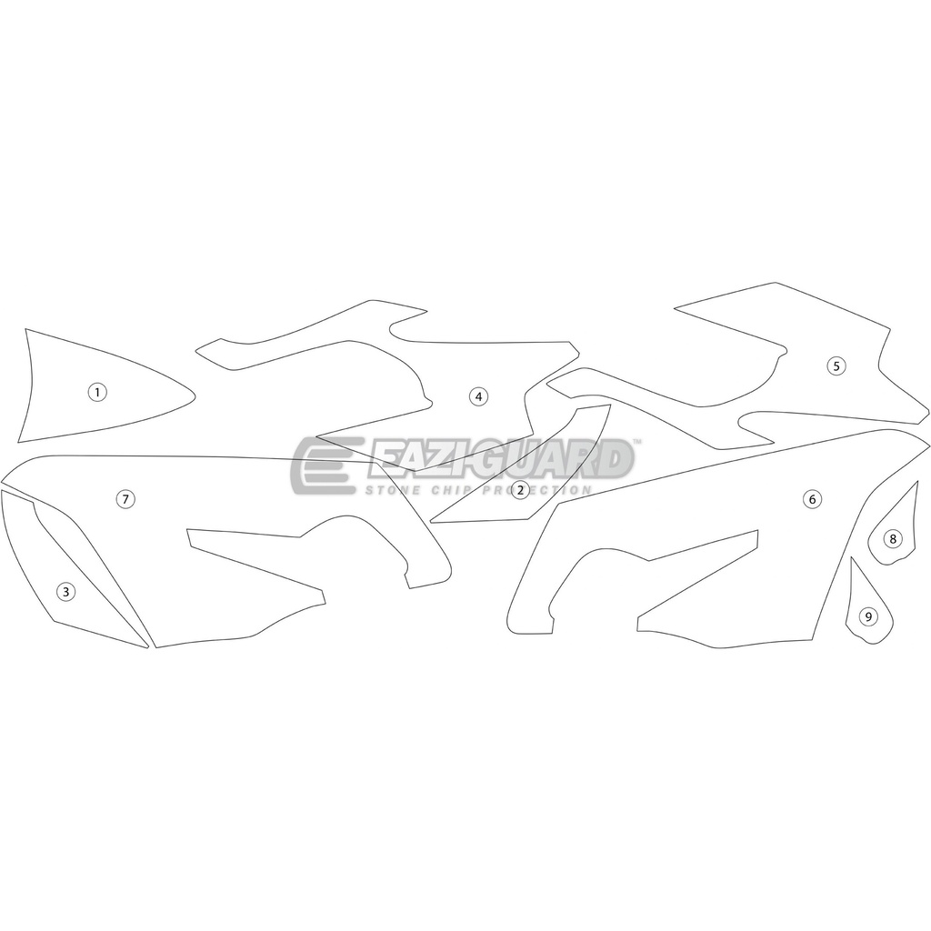 [GUARDBMW007] Eazi-Grip Paint Protection Film for BMW R 1200 RT (Gloss) - image 1