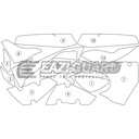 [GUARDBMW003] Eazi-Guard Paint Protection Film for BMW S1000RR 2015 - 2017, gloss or matte (Gloss) - image 1