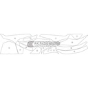 [GUARDYAM001] Eazi-Guard Paint Protection Film for Yamaha YZF-R1 2015 - 2019, gloss or matte (Gloss) - image 1