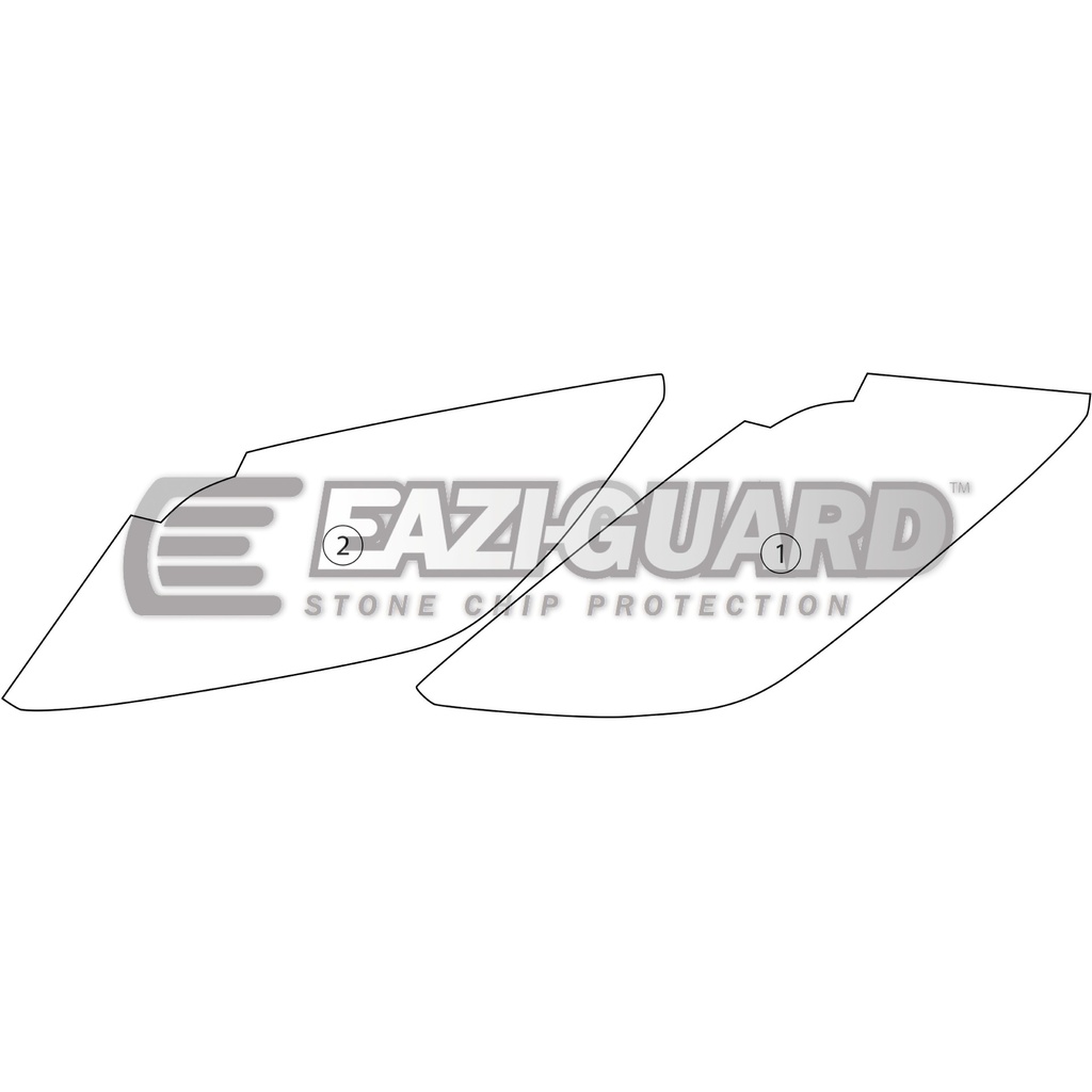 [PANNIERKTM001] Eazi-Guard Pannier Protection Film for KTM 1290 Super Duke GT, gloss or matte (Gloss) - image 1