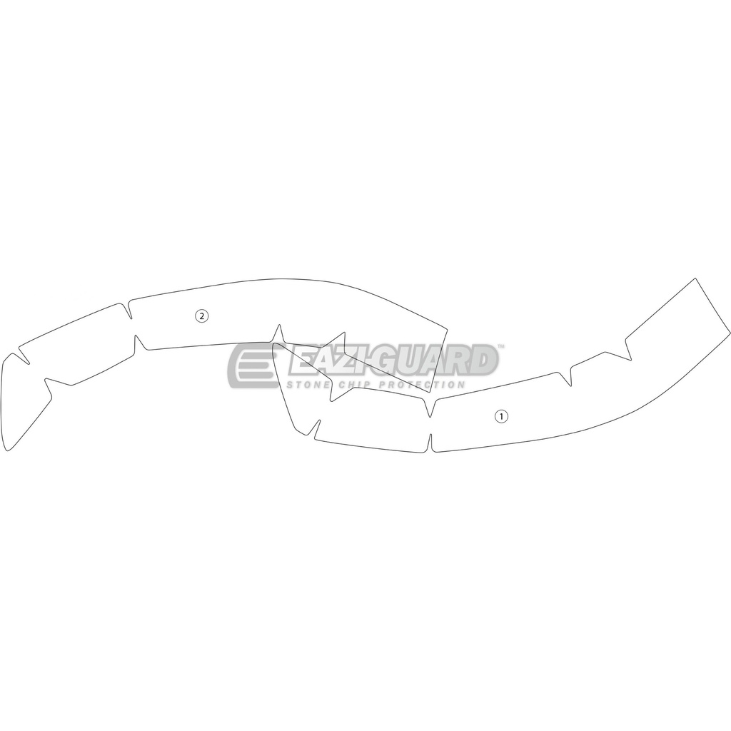 [PANNIERKAW002] Eazi-Grip Pannier Protection Film for Kawasaki GTR1400 (Gloss) - image 1