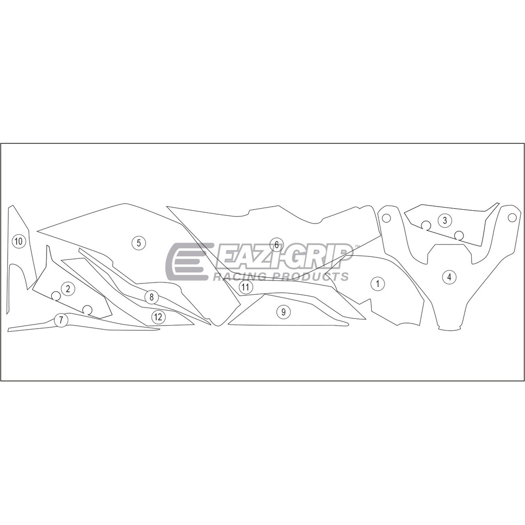 [GUARDBMW010] Eazi-Guard Paint Protection Film for BMW F900XR 2020, gloss or matte (Gloss) - image 1