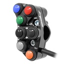 [JPPSAP009RF-001] Jetprime LHS Handlebar Switch for Aprilia RSV4  / RF  / RR (Black) - image 1