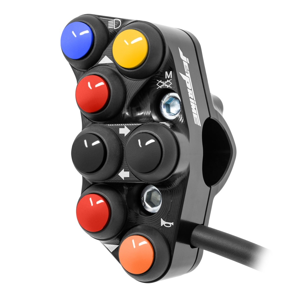 [JPPSDU006-004] Jetprime LHS Handlebar Switch for Ducati Monster 821 (Black) - image 1