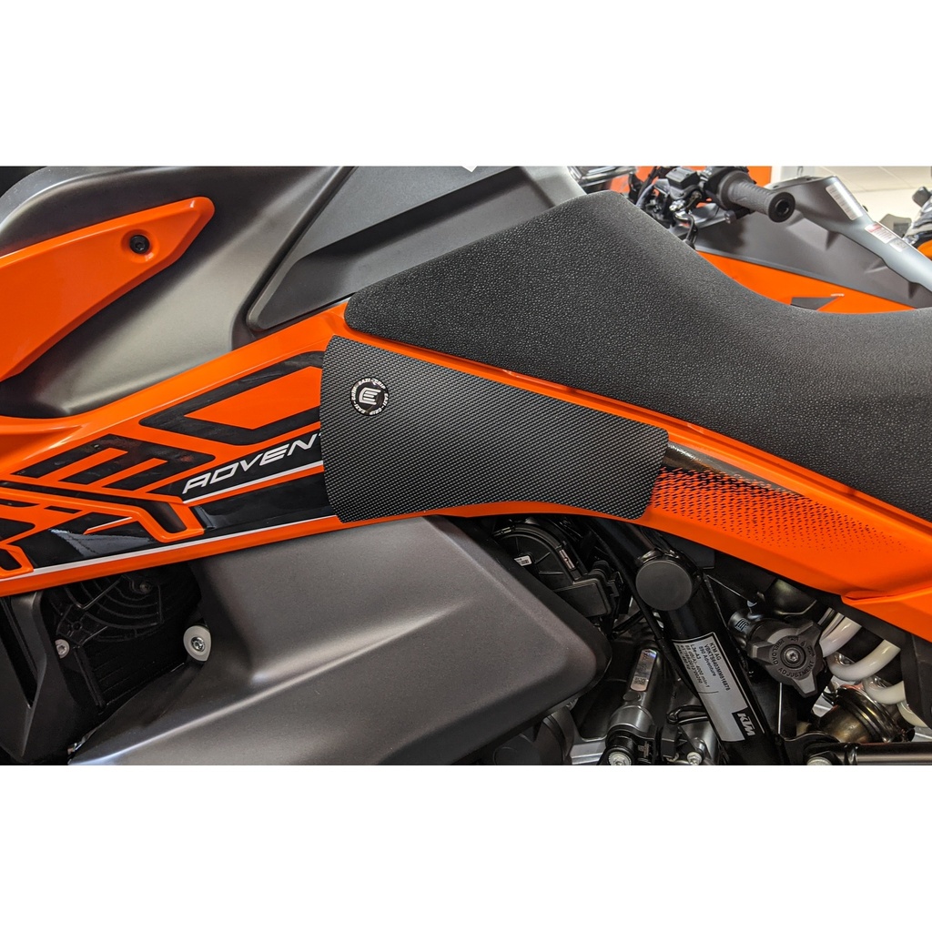 [EVO517BL] Eazi-Grip EVO Tank Grips for KTM 890 Adventure, clear or black (Black) - image 1