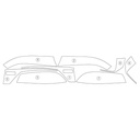 [PANNIERBMW003] Eazi-Guard Pannier Protection Film for BMW R1200RT R1250RT K1600GT, gloss or matte (Gloss) - image 1