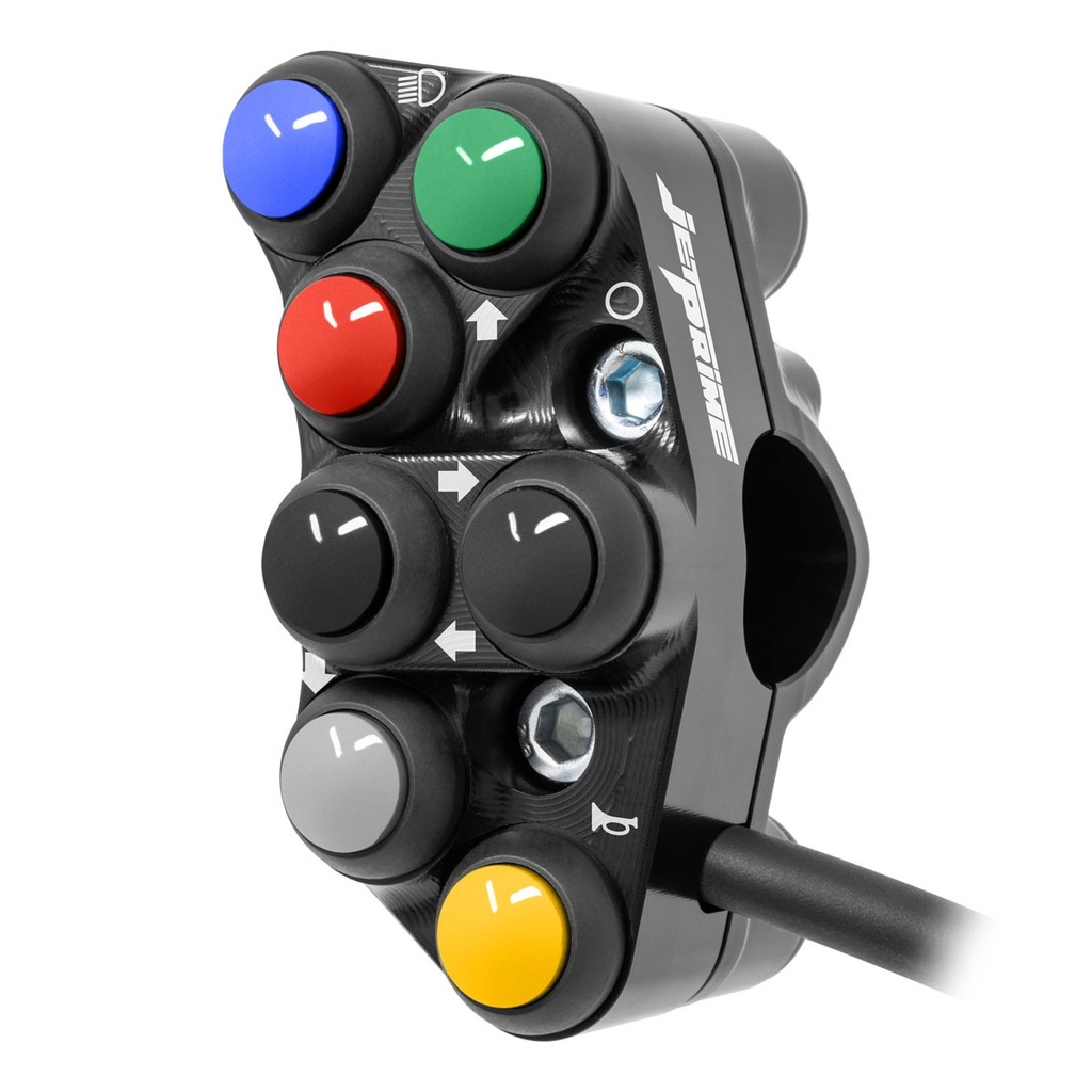 [JPPSDU056-001] Jetprime LHS Handlebar Switch for Ducati Streetfighter V4 (Black) - image 1