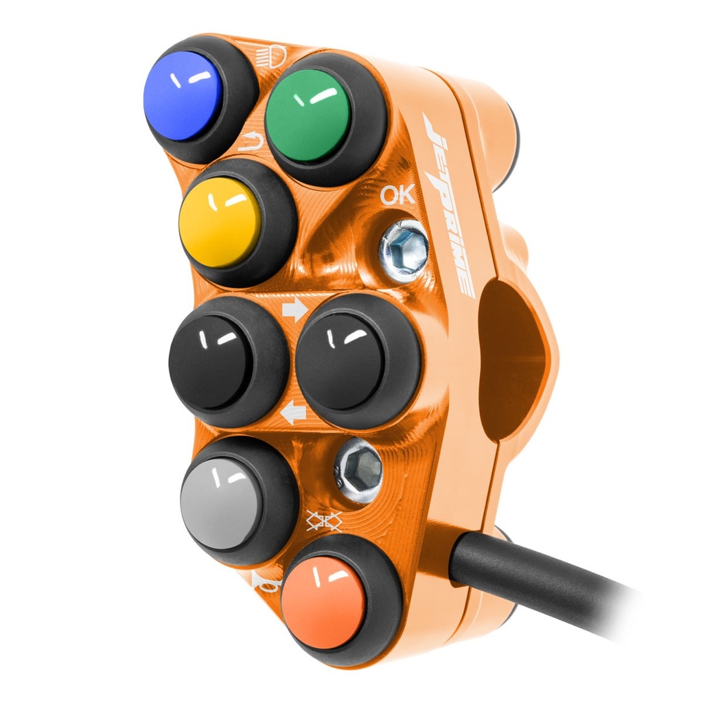 [JPPSKT048O-001] Jetprime LHS Handlebar Switch for KTM 790 Duke (Orange) - image 1
