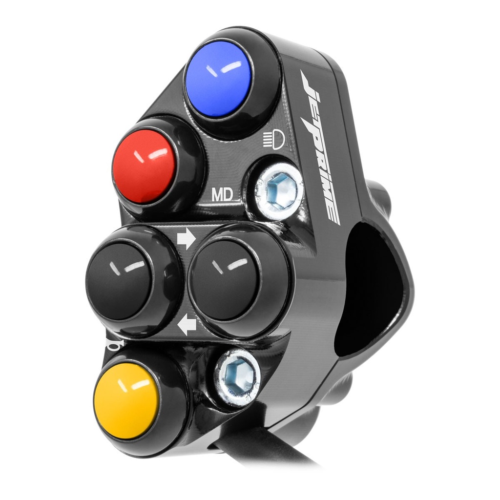 [JPPSMV002-004] Jetprime LHS Handlebar Switch for MV Agusta Brutale 920 (Black) - image 1