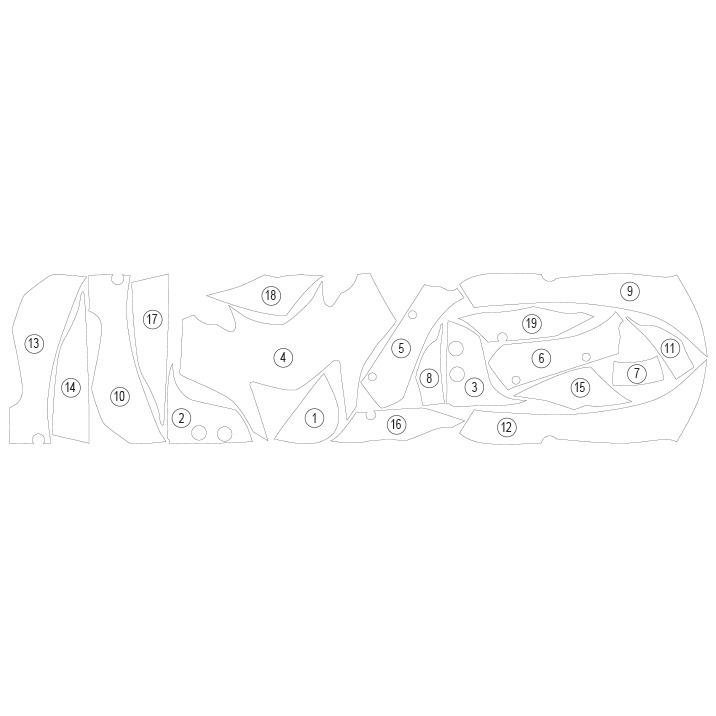 [GUARDYAM014] Eazi-Guard Paint Protection Film for Yamaha YZF-R7, gloss or matte (Gloss) - image 1