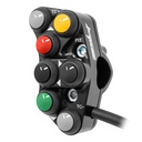 [JPPSRAP660-002] Jetprime LHS Race Handlebar Switch for Aprilia Tuareg 660 (Black) - image 1