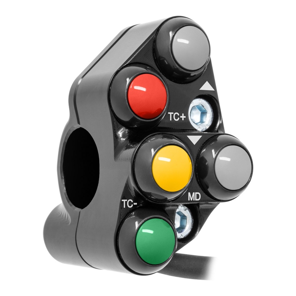 [JPPSRDU005-004] Jetprime LHS Race Handlebar Switch for Ducati 959 Panigale (Black) - image 2
