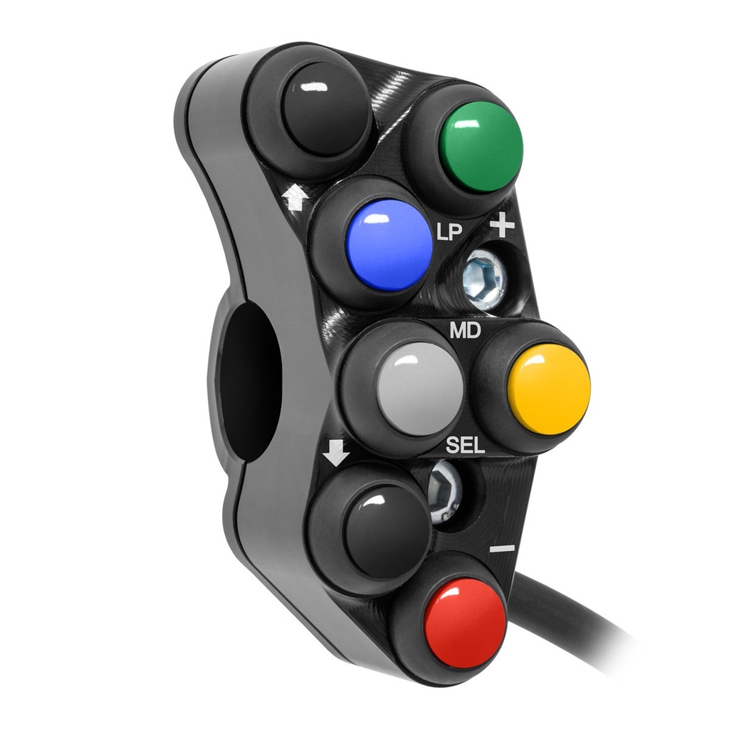 [JPPSRDU020-001] Jetprime LHS Race Handlebar Switch for Ducati Panigale V4 (Black) - image 2