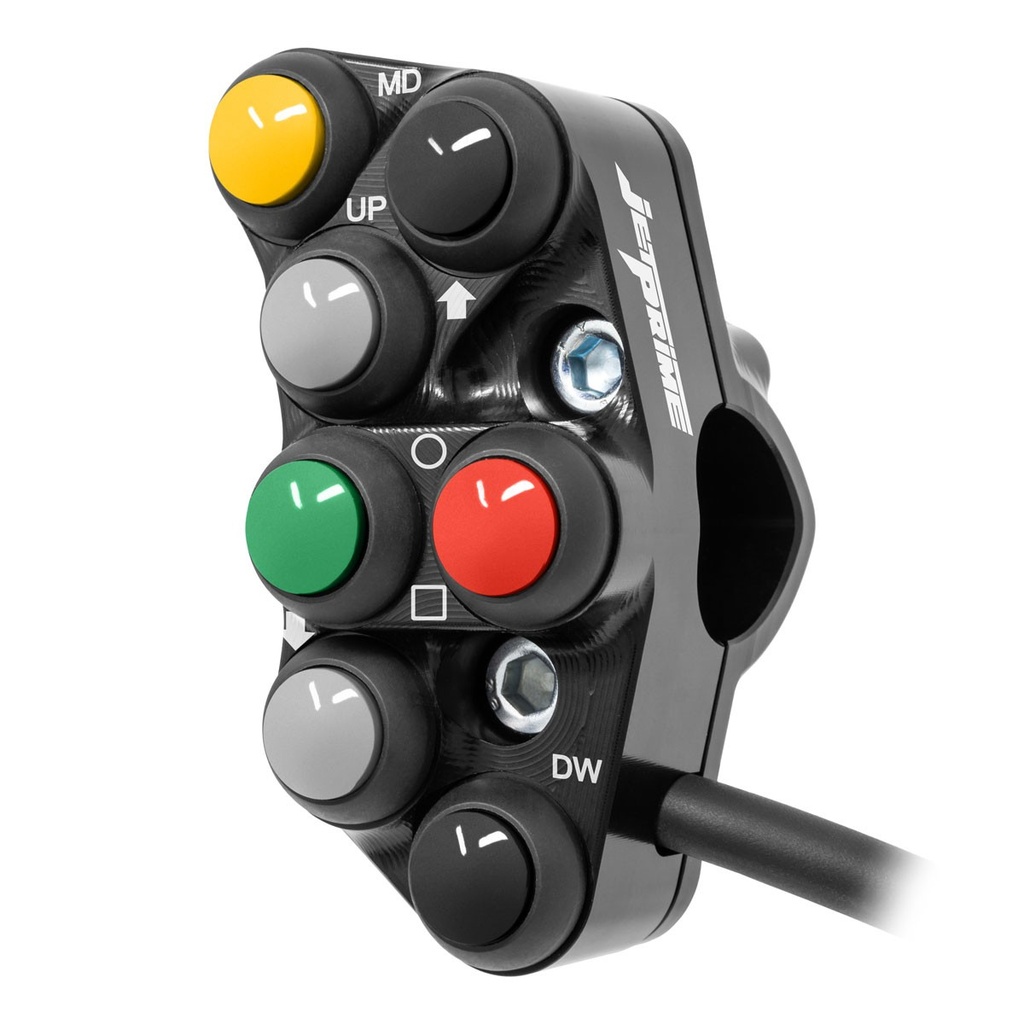 [JPPSRDU056-002] Jetprime LHS Race Handlebar Switch for Ducati Streetfighter V4 (Black) - image 1