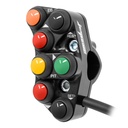 [JPPSRKA054] Jetprime Switch Panel LHS for Kawasaki ZX-10R RR RACE (Black) - image 1