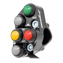 [JPPSRYA033] Jetprime Switch Panel LHS for Yamaha YZF-R1 RACE (Black) - image 1