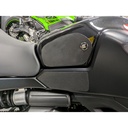 [PRO442BL] Eazi-Grip PRO Tank Grips for Kawasaki Versys 650, clear or black (Black) - image 2