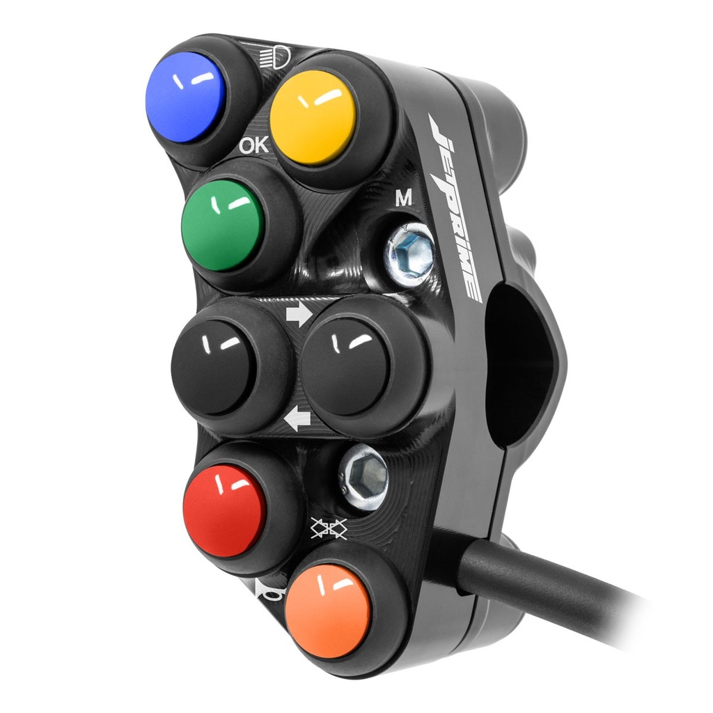 [JPPSTR062] Jetprime LHS Handlebar Switch for Triumph Triple 765 R (Black) - image 1