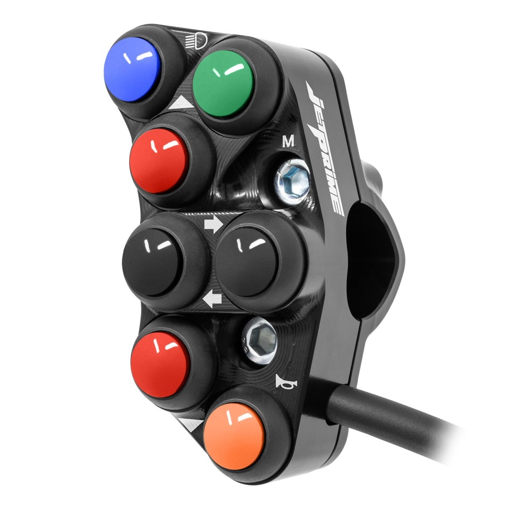 [JPPSYA026-002] Jetprime LHS Handlebar Switch for Yamaha T-MAX 560 (Black) - image 1