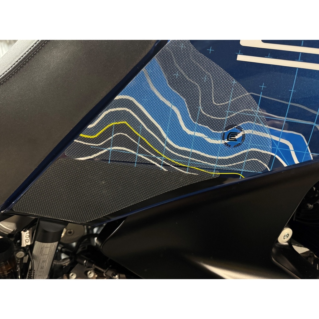 [EVOHUS002BL] Eazi-Grip EVO Tank Grips for Husqvarna Norden 901, clear or black (Black) - image 1
