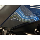 [EVOHUS002BL] Eazi-Grip EVO Tank Grips for Husqvarna Norden 901, clear or black (Black) - image 1
