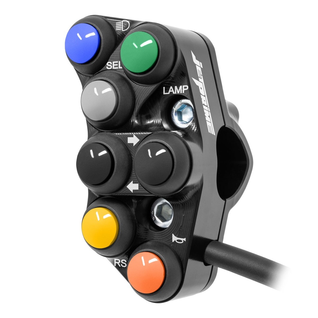 [JPPSYA073] Jetprime Switch Panel LHS for Yamaha YZF-R7 (Black) - image 1