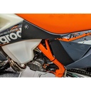 [EVO522BL] Eazi-Grip EVO Tank Grips for KTM EXC EXC-F SX SX-F clear or black (Black) - image 2