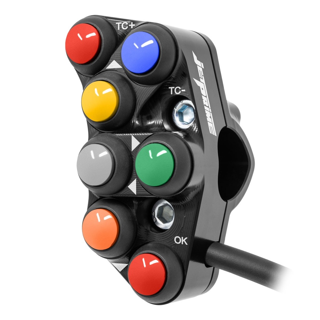 [JPPSRAP009RF-001] Jetprime LHS Race Handlebar Switch for Aprilia RSV4 (Black) - image 1