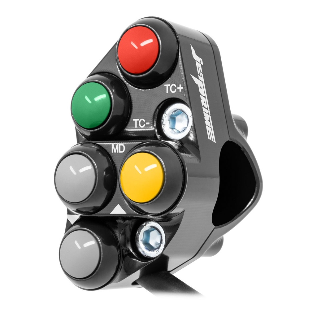 [JPPSRAP009TC-001] Jetprime LHS Race Handlebar Switch for Aprilia RSV4 (Black) - image 1