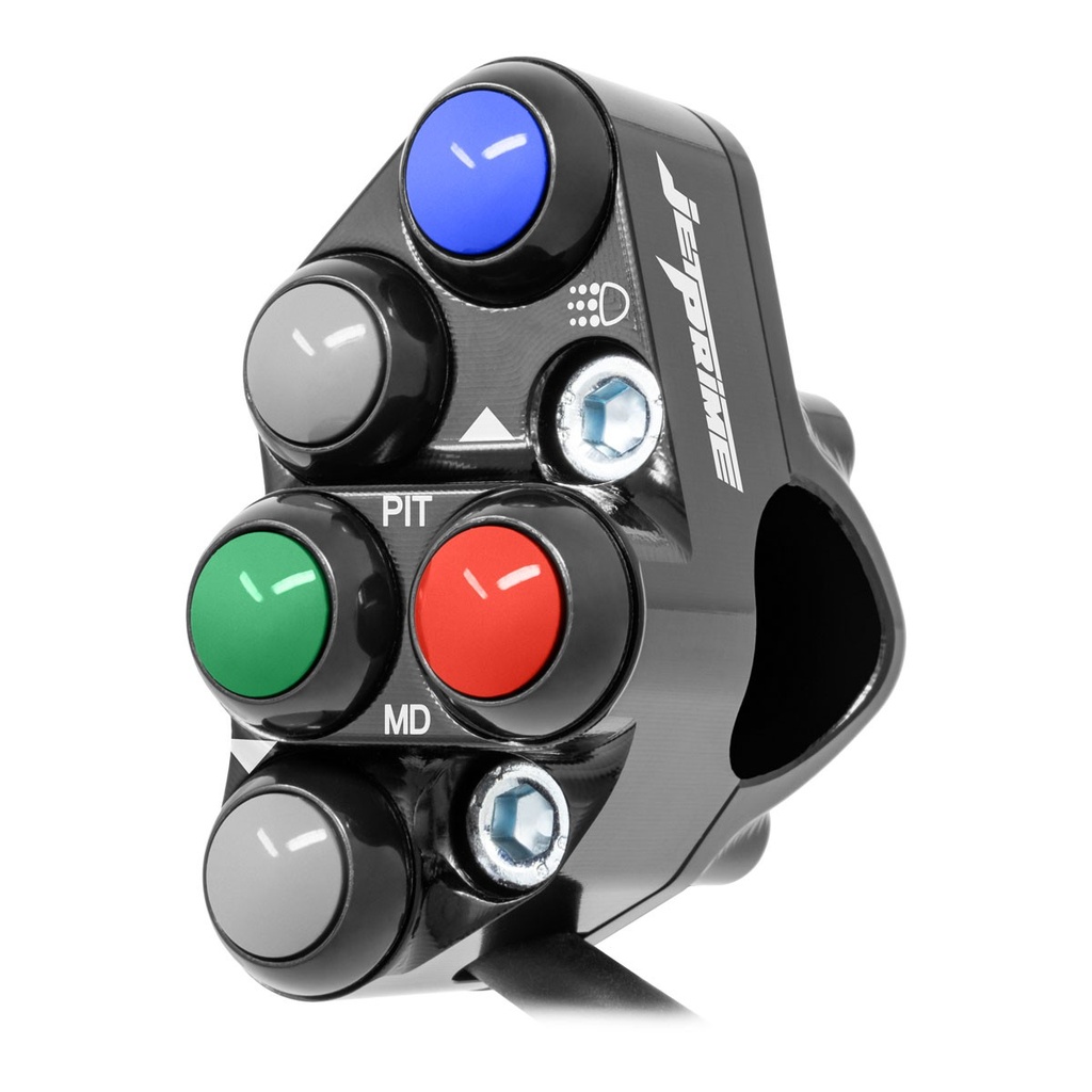 [JPPSRSU011] Jetprime LHS Race Handlebar Switch for Suzuki GSX-R1000 (Black) - image 1