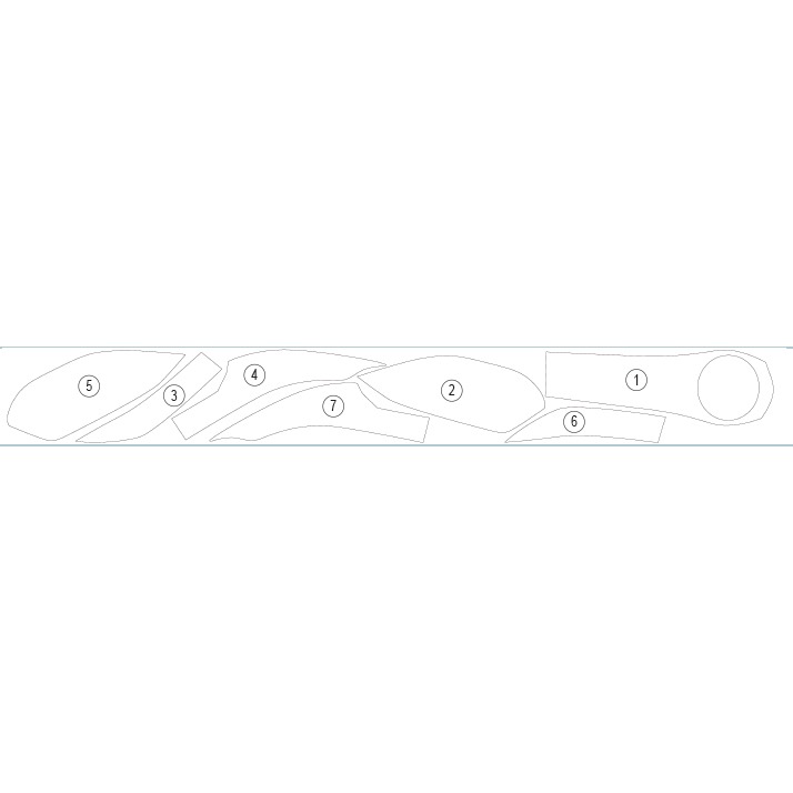 [TANKBMW004] Eazi-Guard Tank Protection Film for BMW S1000RR S1000R M1000RR, gloss or matte (Gloss) - image 1