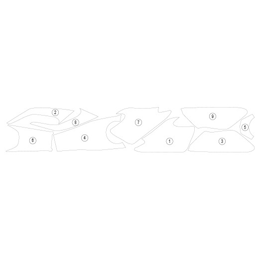 [TANKTRI004] Eazi-Guard Tank Protection Film for Triumph Street Triple R RS 2023, gloss or matte (Gloss) - image 1