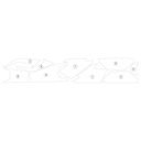[TANKTRI004] Eazi-Guard Tank Protection Film for Triumph Street Triple R RS 2023, gloss or matte (Gloss) - image 1