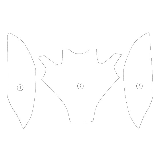 [TANKSUZ001] Eazi-Guard Tank Protection Film for Suzuki GSX-S1000GT, gloss or matte (Gloss) - image 1