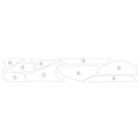 [TANKYAM004] Eazi-Guard Tank Protection Film for Yamaha YZF-R7, gloss or matte (Gloss) - image 1