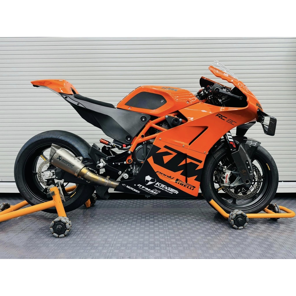 [EVO527BL] Eazi-Grip EVO Tank Grips for KTM RC 8C Kramer GP2R, clear or black (Black) - image 2