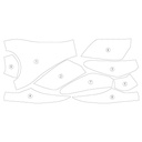 [TANKKAW006] Eazi-Grip Tank Protection Film for Kawasaki ZX-4R RR (Gloss) - image 1