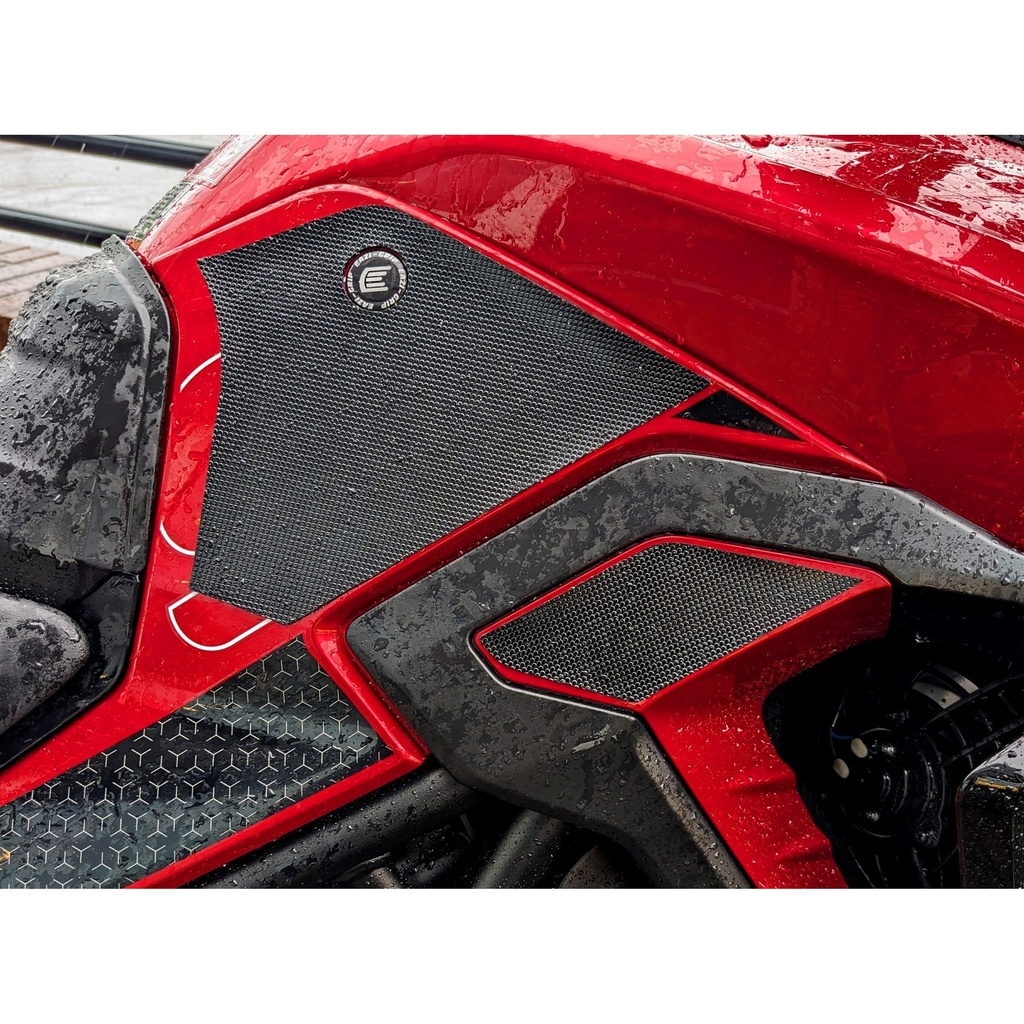 [EVO826BL] Eazi-Grip EVO Tank Grips for Triumph Tiger 900, clear or black (Black) - image 1