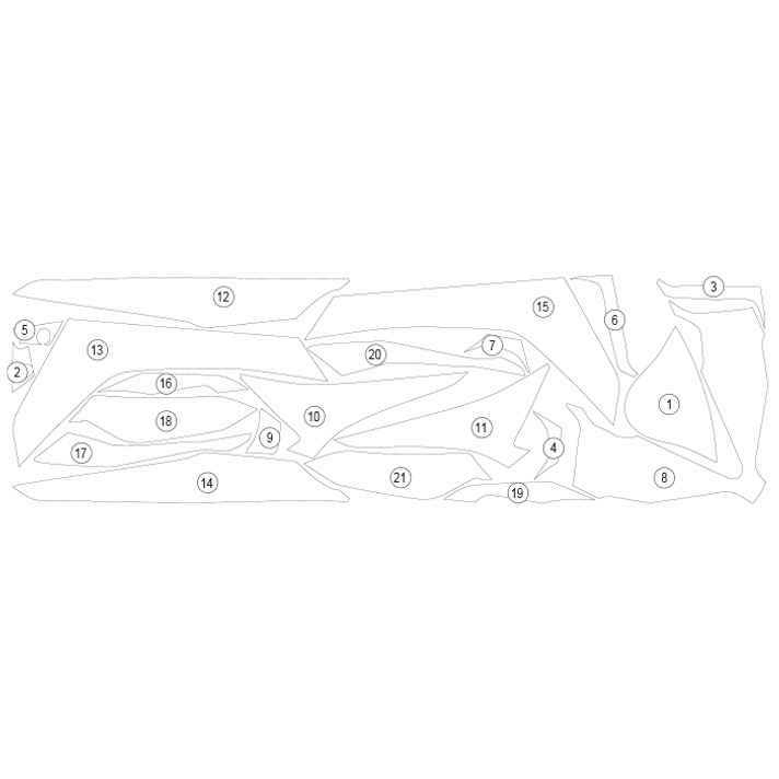 [GUARDTRI021] Eazi-Grip Paint Protection Film for Triumph Daytona 660 (Gloss) - image 1