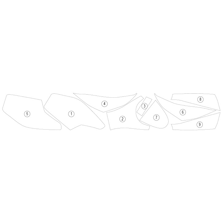 [TANKHON006] Eazi-Grip Tank Protection Film for Honda CBR600RR (Gloss) - image 1