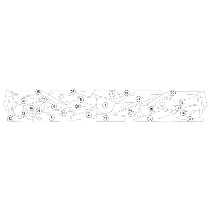 [GUARDSUZ011] Eazi-Grip Paint Protection Film for Suzuki GSX-8T (Gloss) - image 1