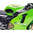 [EVO412BL] Eazi-Grip EVO Tank Grips for Kawasaki Ninja ZX-12R 2000 - 2006, clear or black (Black) - image 1