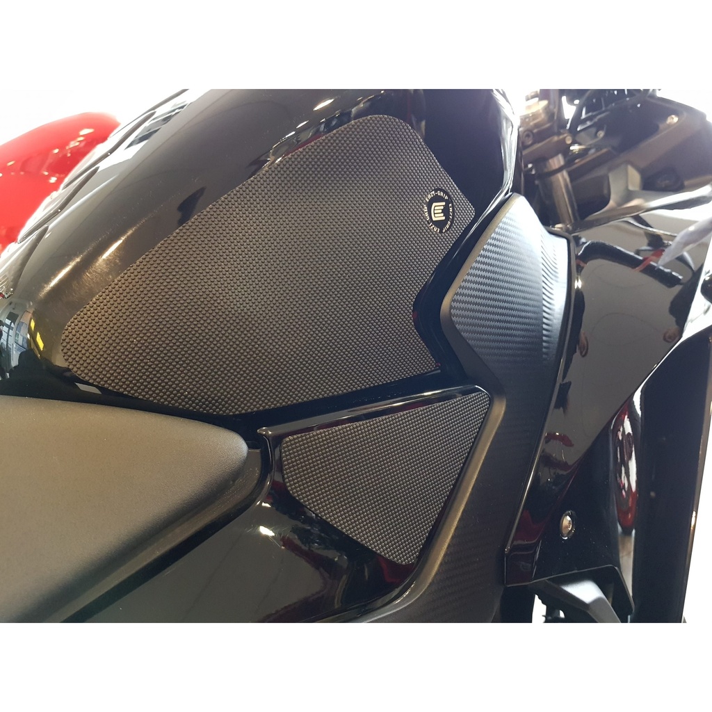 [EVO324BL] Eazi-Grip EVO Tank Grips for Honda CBR300R, clear or black (Black) - image 1