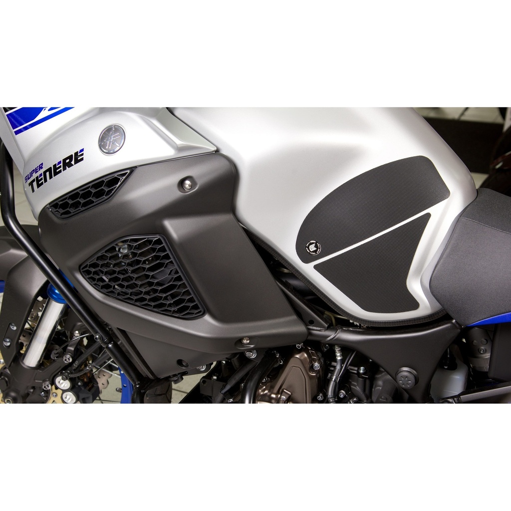 [EVO922BL] Eazi-Grip EVO Tank Grips for Yamaha XT1200 Super Tenere, clear or black (Black) - image 1