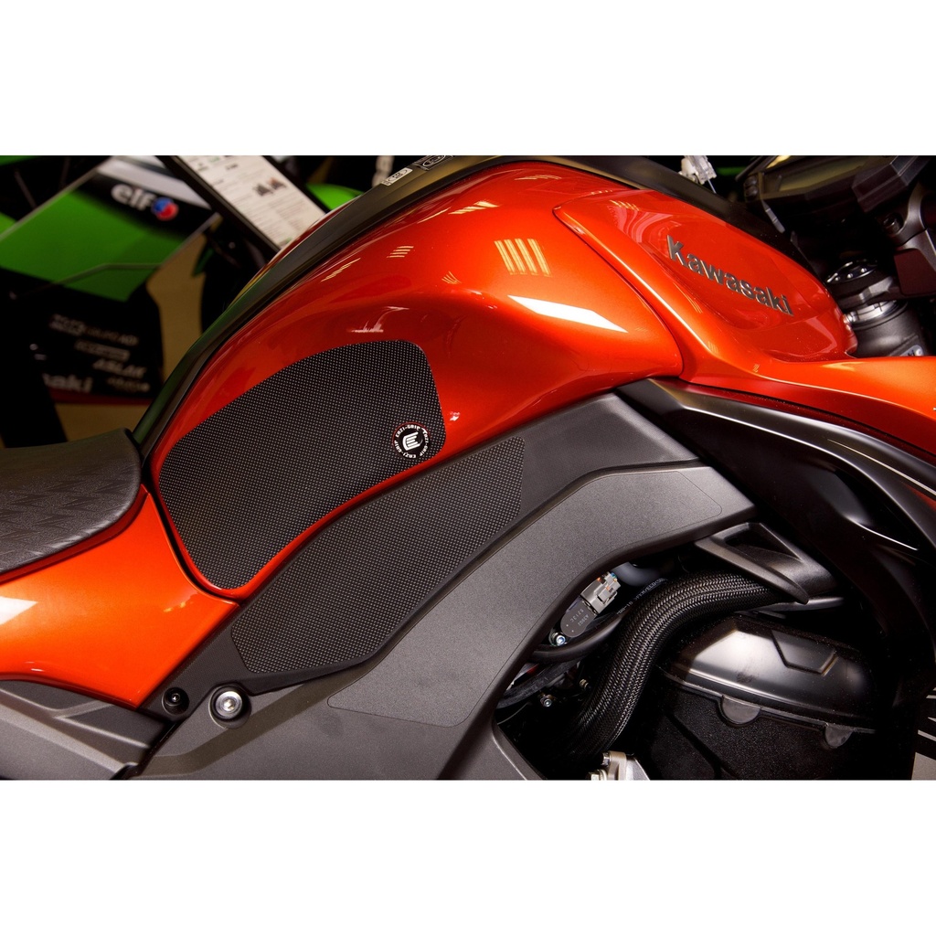 [EVO419BL] Eazi-Grip EVO Tank Grips for Kawasaki Z1000, clear or black (Black) - image 1