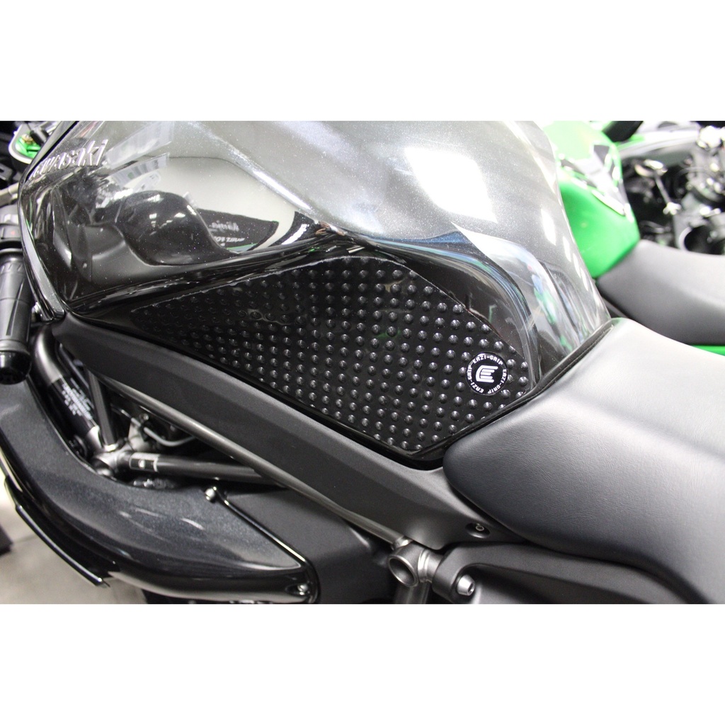 [EVO420BL] Eazi-Grip EVO Tank Grips for Kawasaki Ninja H2 H2R, clear or black (Black) - image 1