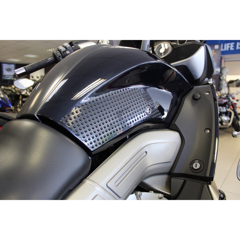 [PRO112BL] Eazi-Grip PRO Tank Grips for BMW K 1600, clear or black (Black) - image 2