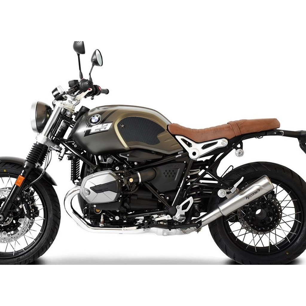 [EVO113BL] Eazi-Grip EVO Tank Grips for BMW RnineT, clear or black (Black) - image 1